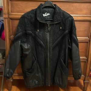 Leather jacket; size 1X